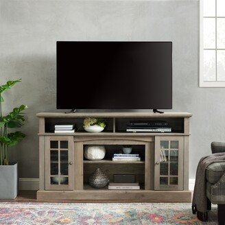 HOMEBAY Classic TV Media Stand Modern Entertainment Console for TV Up to 60 with Open and Closed Storage Space
