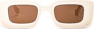 Anagram Sunglasses in Ivory