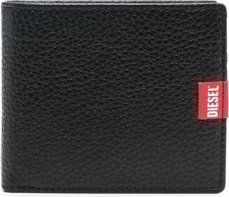 Logo-Tag Grained Leather Wallet