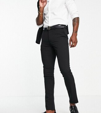 super skinny suit pants in black-AB