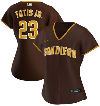 Women's Fernando Tatis Jr. Brown San Diego Padres Road Replica Player Jersey