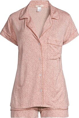 Gisele Heart Two-Piece Pajama Set