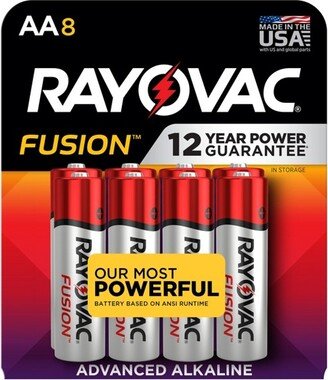 Rayovac Fusion 8pk AA Batteries – Alkaline Battery