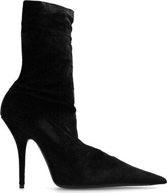 Knife Heeled Ankle Boots-AA