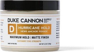 Duke Cannon Supply Co. Duke Cannon News Anchor Hurricane Hold Pomade - Extra Strong Hold, Natural Finish Hair Styling Pomade for Men - 4.6 oz