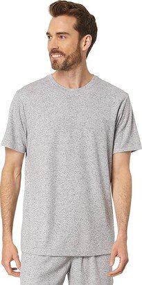 Short Sleeve Wicking Top (Grey) Men's Pajama