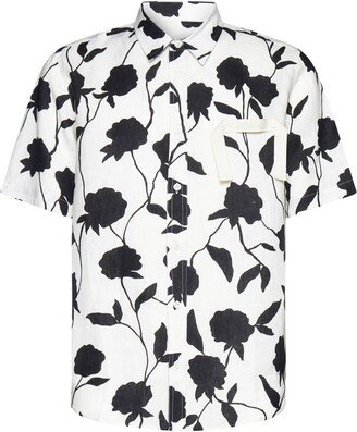 La Chemise Melo Rose Printed Shirt