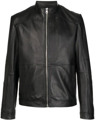 Zipped Biker Jacket-AF