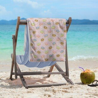 Donuts Pattern Beach Towel - 36 x 72