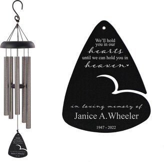 Hold You in Heaven Wind Chime | Memorial Chimes Personalized in Memory Of Grief Gift Bereavement