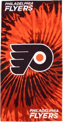 Philadelphia Flyers NHL Philadephia Flyers Pyschedelic Beach Towel