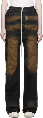 Black & Brown Pusher Jeans