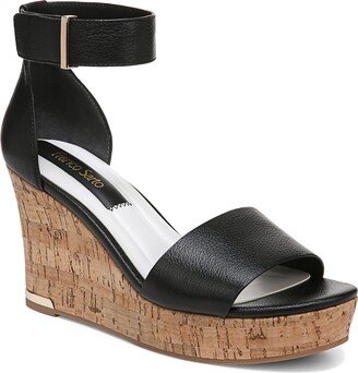 Clemens Ankle Strap Platform Wedge Sandal