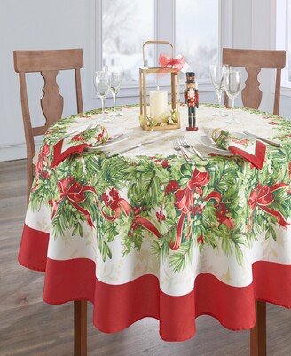 Holly Traditions Holiday Tablecloth - 70