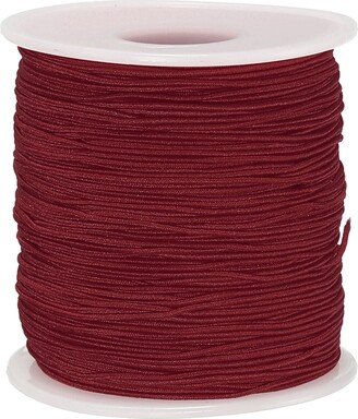 Unique Bargains Elastic Cord Stretchy String 0.8mm 109 Yards Violet for Crafts