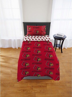 The Northwest Company COL 808 Louisville Cardinals Twin Bed in a Bag Set