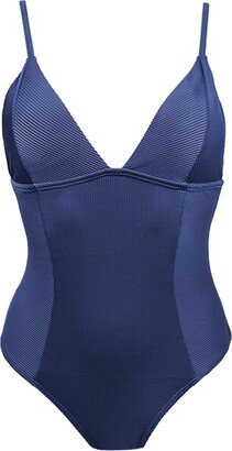 Aulala Paris Miss Courageous One Piece Swimsuit - Navy Blue