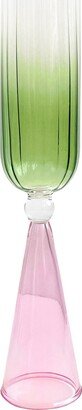 Lodore Gatsby Champagne Flute - Set Of Two - Emerald