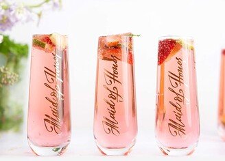 Bridal Party Champagne Flutes