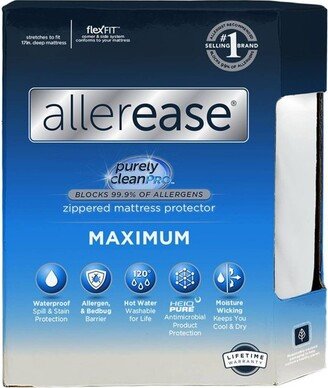 Maximum Bed Bug and Allergy Mattress Protector White