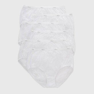 Women's Core Cotton Briefs Underwear 6pk - White