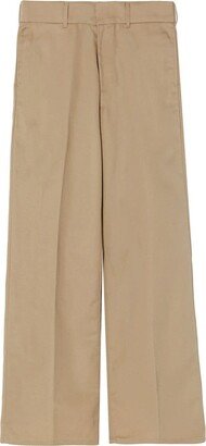 Wide-Leg Cut Trousers