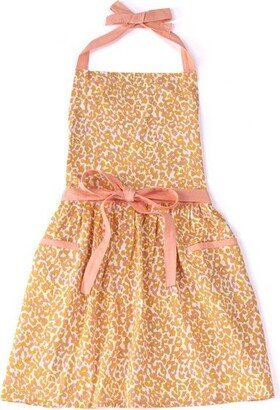 Nora Pink Leopard Print Apron