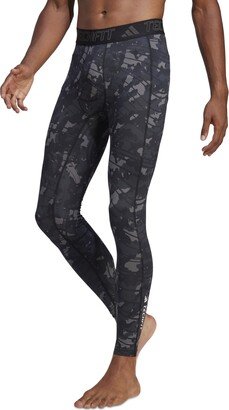 Techfit Allover Print High-Stretch Training Tights