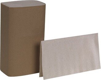 Pacific Blue Basic Single-Fold Paper Towel, Brown, 250 Towels, 16 Packs, 4000 Total