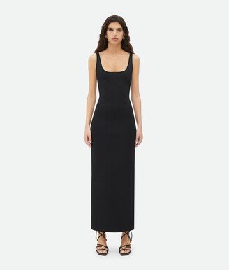 Compact Viscose Long Dress