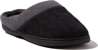 EZ Feet Women's Cable Quilt Jersey Clog Slipper