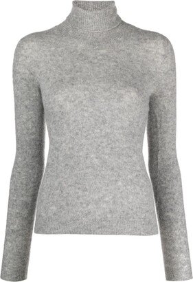 Roll-Neck Slim-Cut Jumper