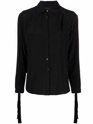 Button-Down Silk Shirt