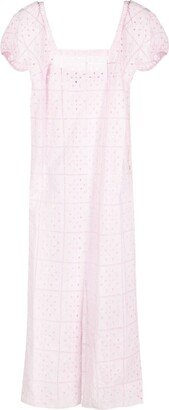 Broderie Anglaise Midi Dress