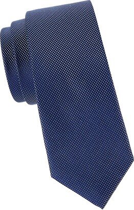 Saks Fifth Avenue Made in Italy Saks Fifth Avenue Men's Pin Dot Silk Tie