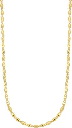 14K Gold Beaded Necklace