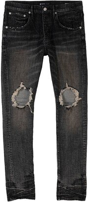 P001 Distressed Stretch Skinny Jeans