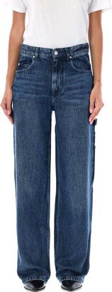 Straight-Leg Mid-Rise Jeans-AB