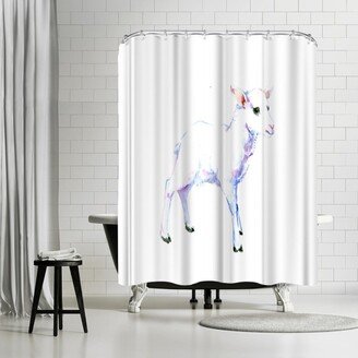 71 x 74 Shower Curtain, Lamb by Suren Nersisyan