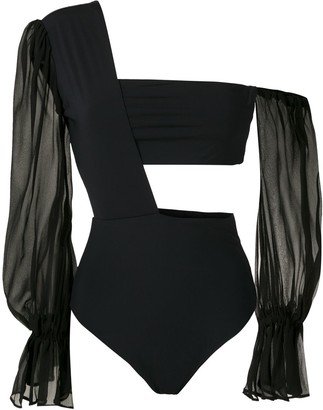 One Shoulder Bodysuit-AB