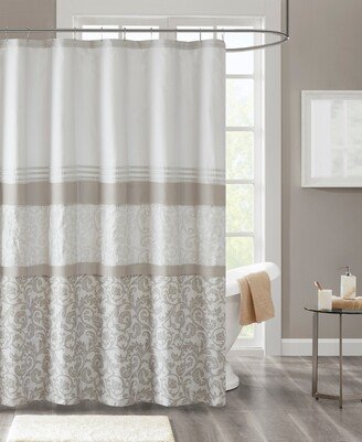 Ramsey Embroidered Shower Curtain, 72 x 72