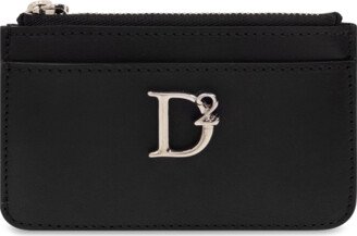 Card Case With Logo - Black-AF