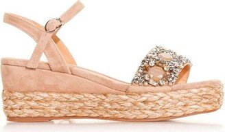 Alma En Pena Embellished Platform Sandals