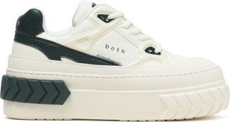 Tyres panelled platform sneakers