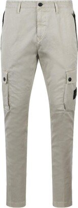 Compass-Motif Straight-Leg Trousers-AF