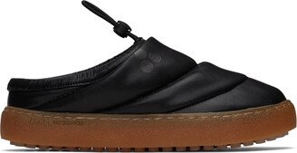 APRÈS Research SSENSE Exclusive Black Alpha Slippers