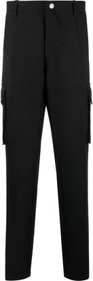 Straight-Leg Wool Cargo Trousers