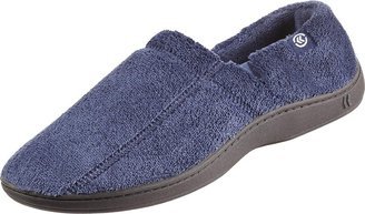 mens Microterry Slip on Slipper Flat Sandals