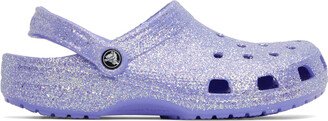 Purple Classic Glitter Clogs