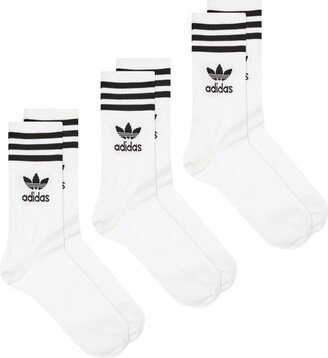 Logo Stripe Intarsia Three-Pack Socks